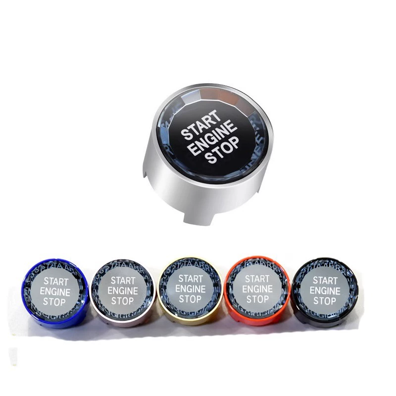 Подходит для кнопки запуска BMW Crystal для X1/X3/X5/X6 и серий 1/2/3/5 — кристаллическая кнопка запуска