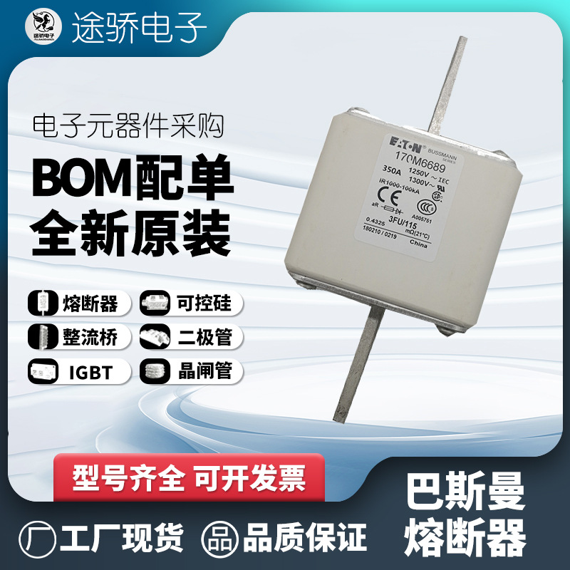 170M6688 170M6689 170M6690 170M6691 bussmann伊顿巴斯曼熔断器