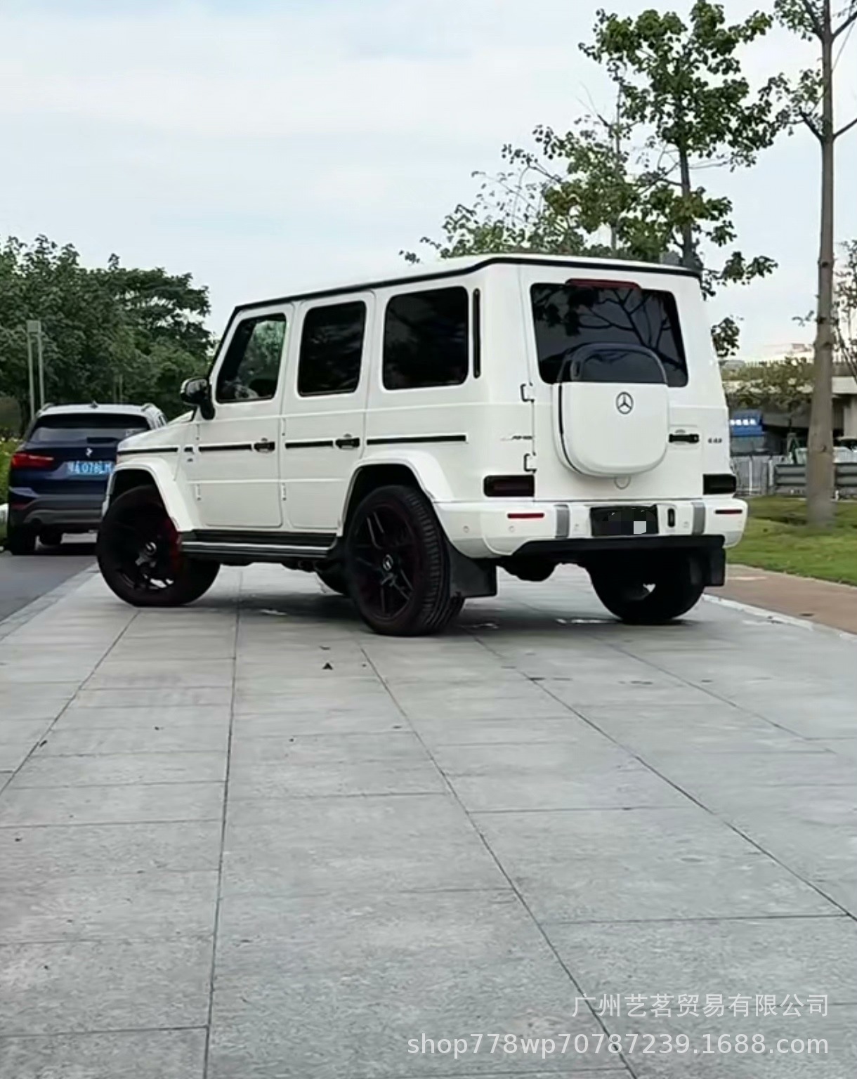 Mercedes-Benz G-Class G500G63G550G350G450G400G65 rear door spare tire upgrade G580 small storage bag