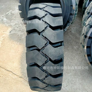 28x9-15 叉车实心轮胎  加厚工程轮胎