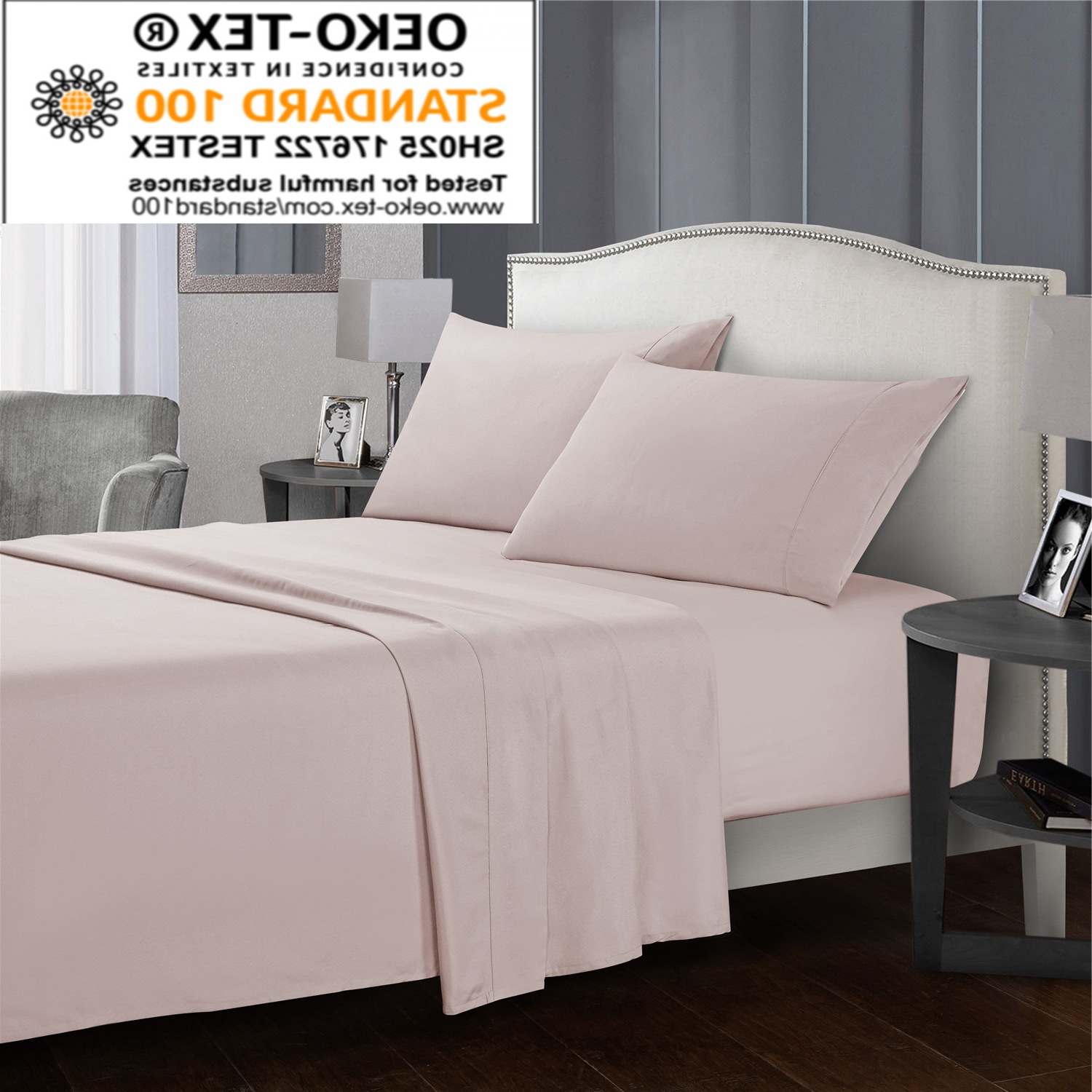 Cross-Border Foreign Trade Bedding Set, Bed Sheet, Fitted Sheet, Pillowcase, Brushed Four-Piece Set, Foreign Trade Bed Dropshipping