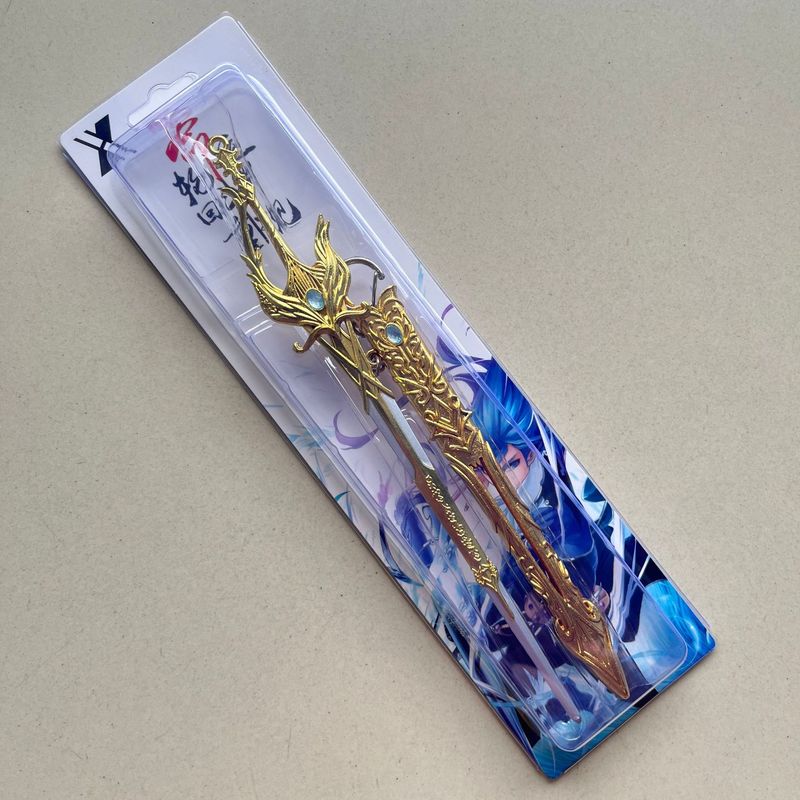 ダークゾーンブレイクアウト明刺繍春鞘 22.3cm 百連戦術剣モデル合金おもちゃ金属ペンダント|undefined