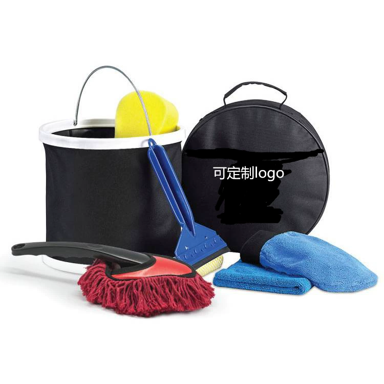 Новый трансграничный набор из 7 предметов для мойки автомобиля Большой мешок для хранения воды