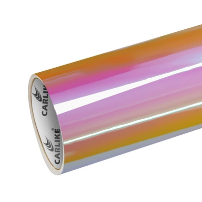 Color-Changing Film, Whole Vehicle | Automotive Film - 135x-18-m-rainbow-plating-white-turns-red