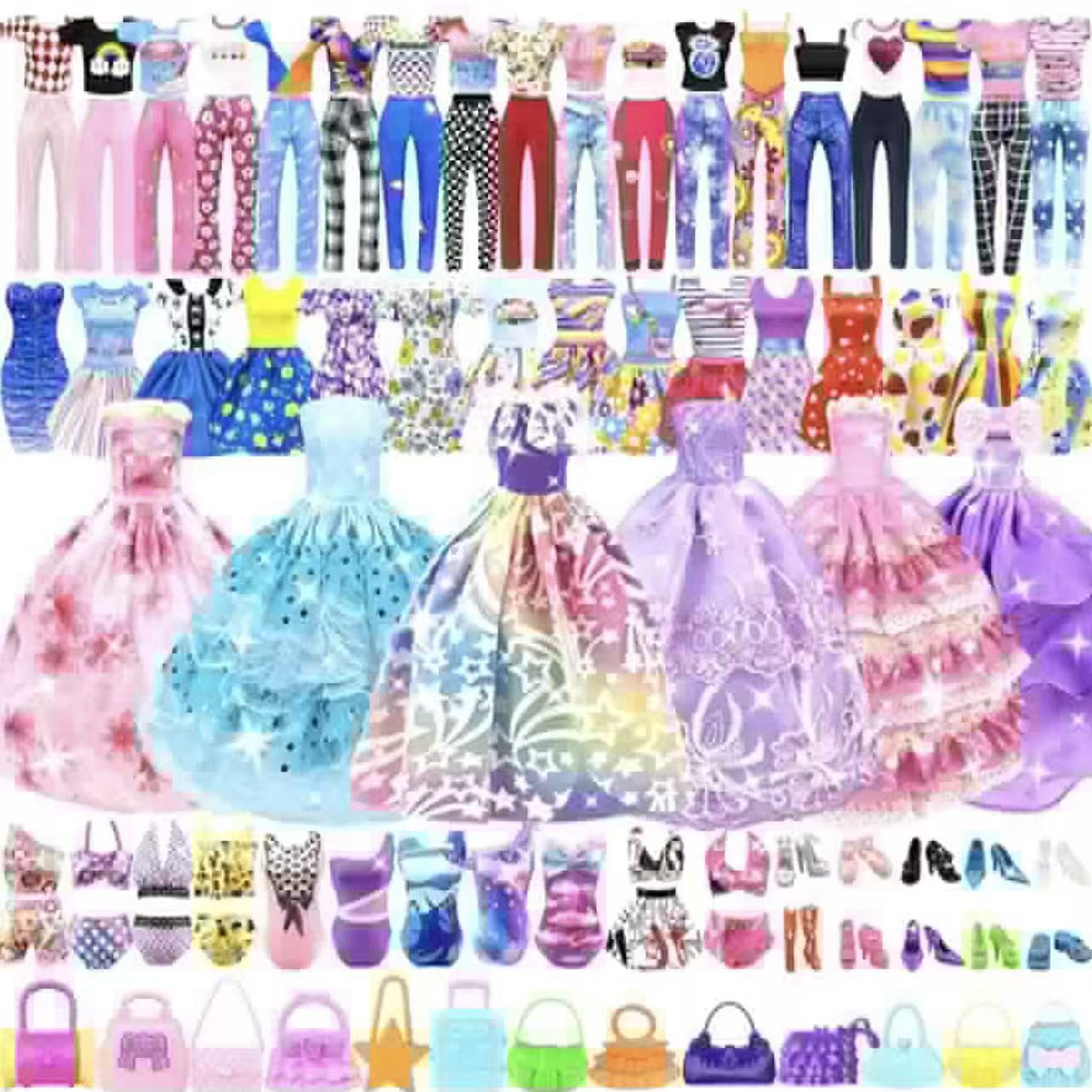 11.5-inch (30cm) dress-up doll clothes, skirts, shoes, accessories, toys, and other items for cross-border e-commerce via AliExpress.