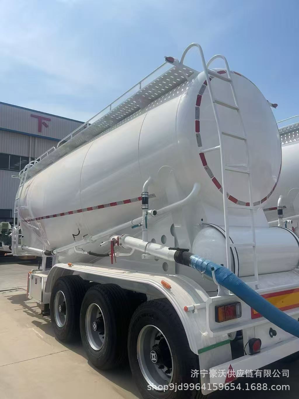 Cross-Border Foreign Trade 38-Cubic-Meter Bulk Cement Tanker, Fly Ash Tanker, Coal Fly Ash Tanker, Dry Mixed Mortar Tanker