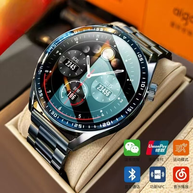 New Smart Watch Gt3 Bluetooth Call Micro Payment Heart Rate Blood Oxygen Blood Sugar Sports Monitoring Watch4 New Smart Watch Gt3 Bluetooth Call Micro Payment Heart Rate Blood Oxygen Blood Sugar Sports Monitoring Watch4