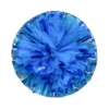 Ring plus transparent blue mixed metal blue mixed rainbow