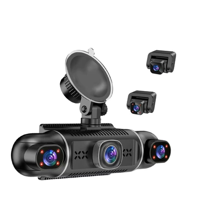 Five-Channel High-Definition Dash Cam with Infrared Night Vision, Wifi Connectivity, Parking Monitoring, and Car-Mounted Recorder (Driving recorder) - five-channel-wifi-2k1080p4-no-memory-card