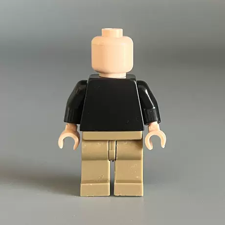 Body minifigure-black upper and earthy yellow on bottom