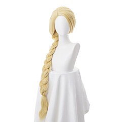 クロスボーダー専用魔法の奇縁の長い髪の王女の楽佩の王女はお下げの金色の迪尼のコスプレのかつらを持ちます。
