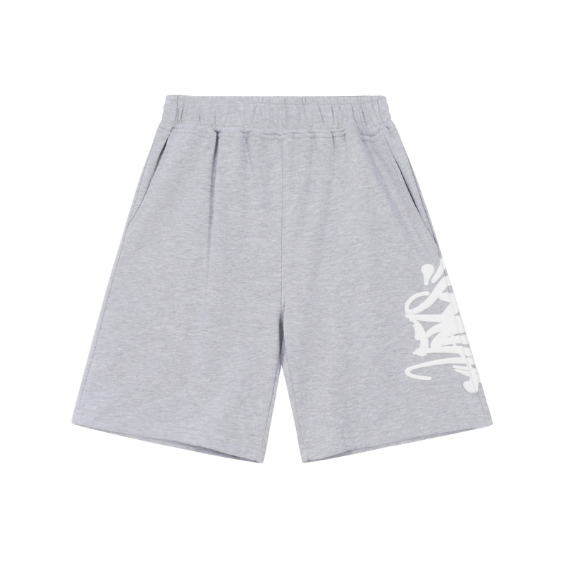 欧米式ヒップホップ発泡アルファベットプリント半袖tシャツ半ズボン男性夏潮牌レジャースポーツスーツ|undefined
