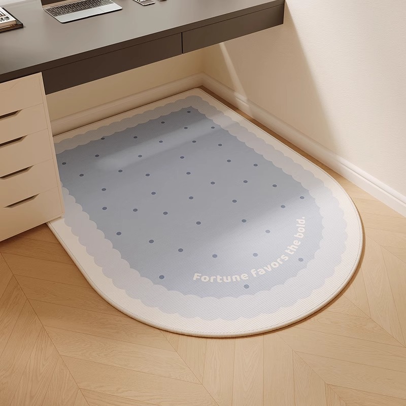 拱形书房地毯电脑椅子垫子转椅隔音防滑地垫客厅卧室木地板保护垫