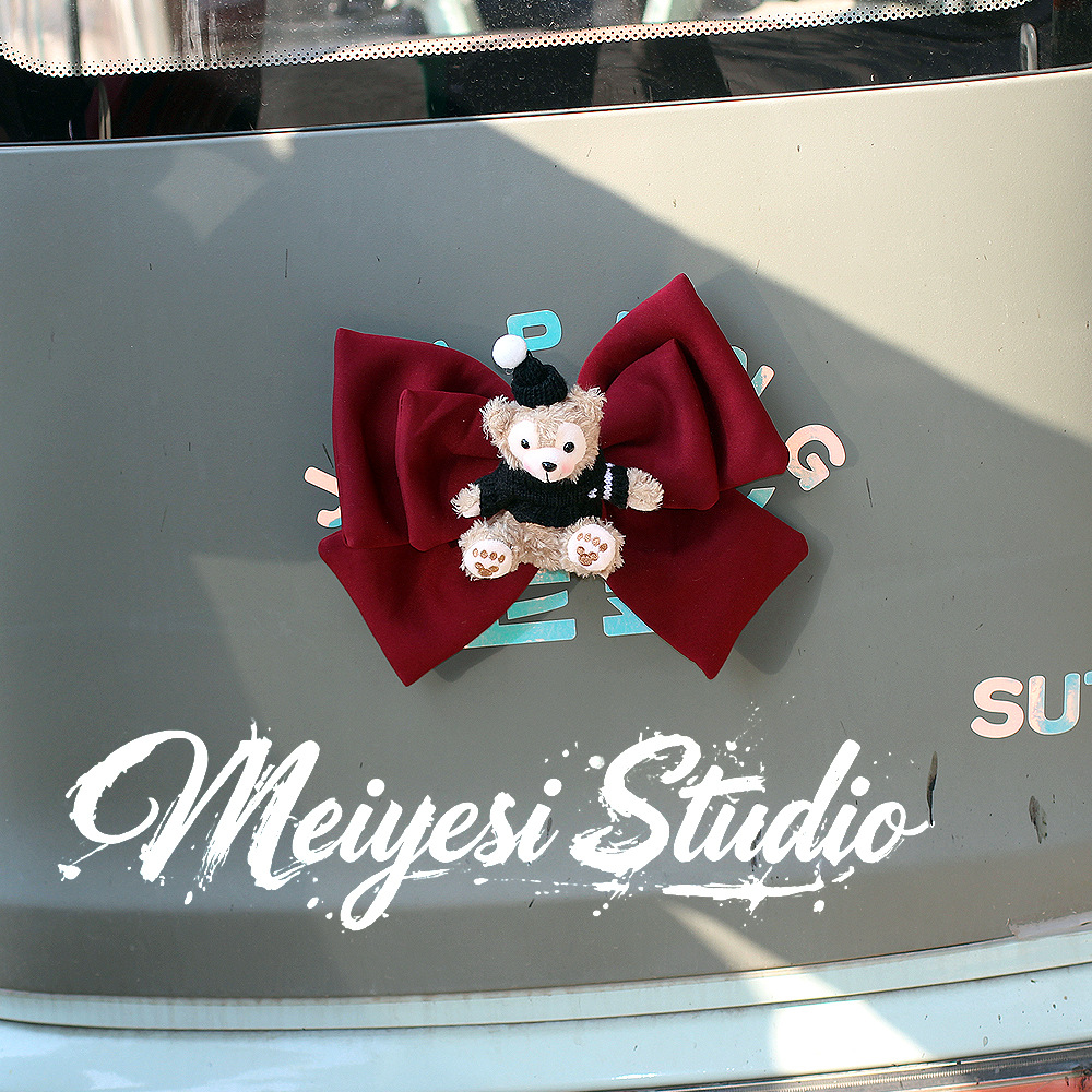 New Shirley Rose Car Rear Doll Rear Tail Pendant Car Decoration Car Rear Doll Car Butt Cute Female