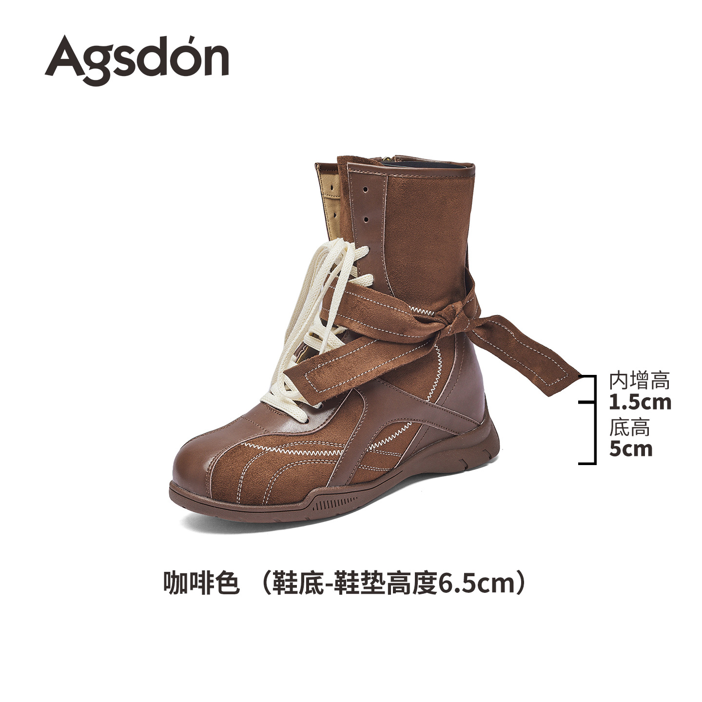 Antiguo león Denmeillard occidental botas de vaquero para mujeres 2026 nuevo otoño botas marrón botas de boxeo botas