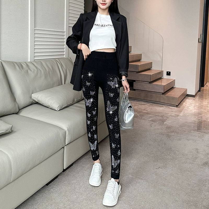 Thin leggings, trousers, overall, breathable underwear for hips shape correction for leisure, autumn, tight
