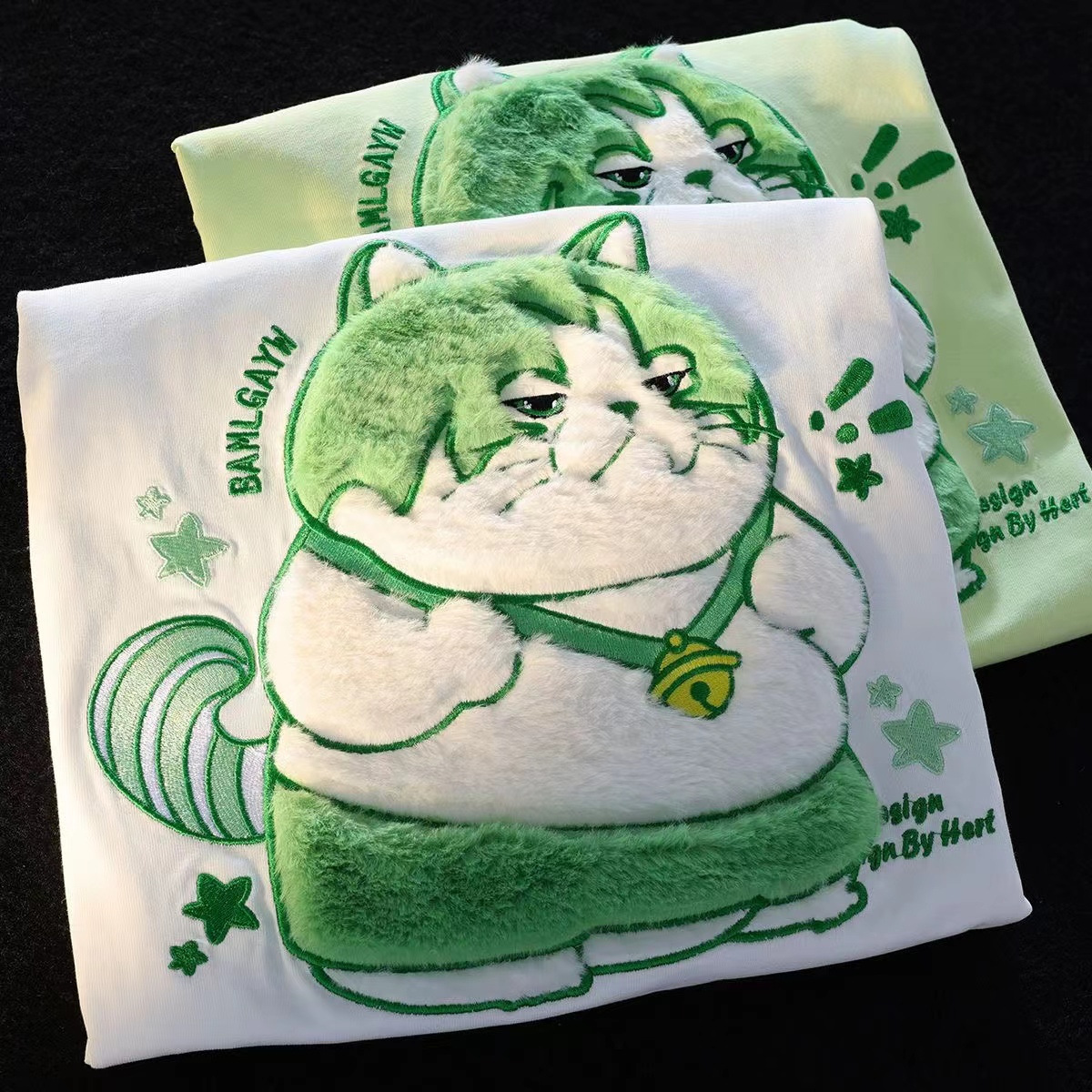 Cartoon Plush T-shirt 3