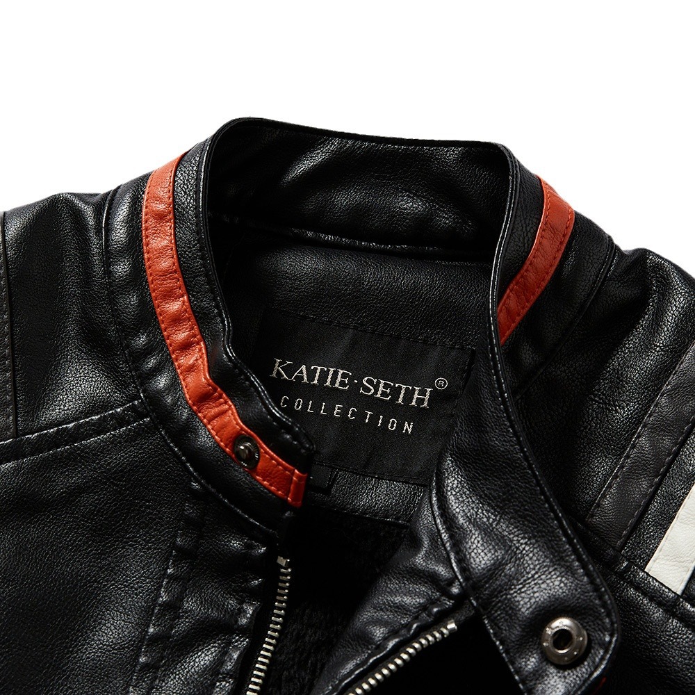 Transfronterizos invierno chaqueta de cuero de hombre grueso de cuello pu chaqueta de cuero 2022 nuevo traje de locomotiva chaqueta de hombre