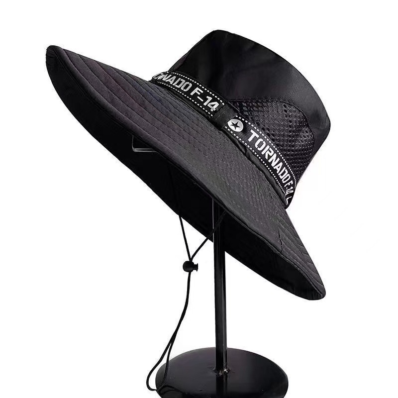 Sombrero para el sol de ala ancha explosivo, sombrero de pesca, máscara para hombre de la jungla de montaña, sombrero para el sol, sombrero para el sol, sombrero para adultos japonés