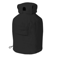 Amazon ベストセラー屋外ガスプロパンボトルダストカバー 420D オックスフォード布黒耐久性のある保護