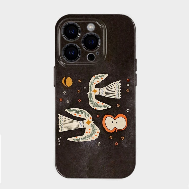 Retro Pigeon Suitable for Apple iPhone Huawei Honor Vivo Xiaomi Redmi Oppo Mobile Phone Case/Set