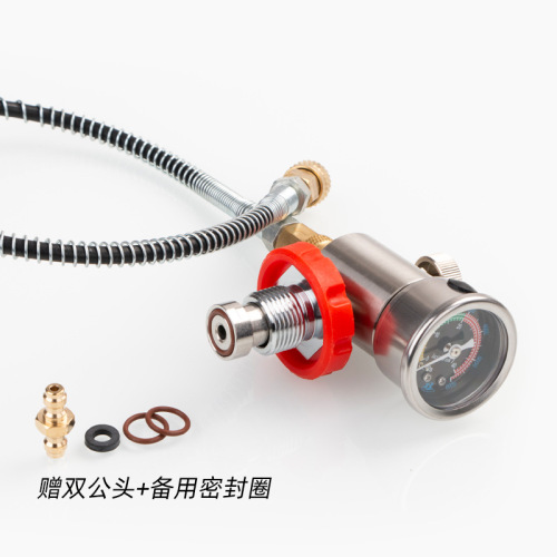 Cross-border outdoor diving G 5/8 inflatable adapter air adapter large to small bottle connecting valve