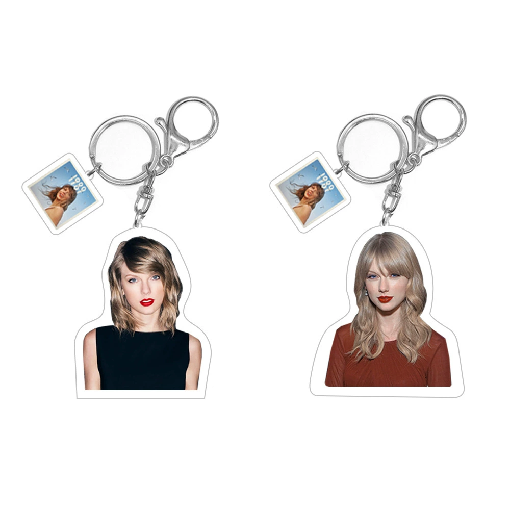 Ключница Taylor Swift 1989 европейские и американские звезды периферийная цепочка акриловый кулон подарок