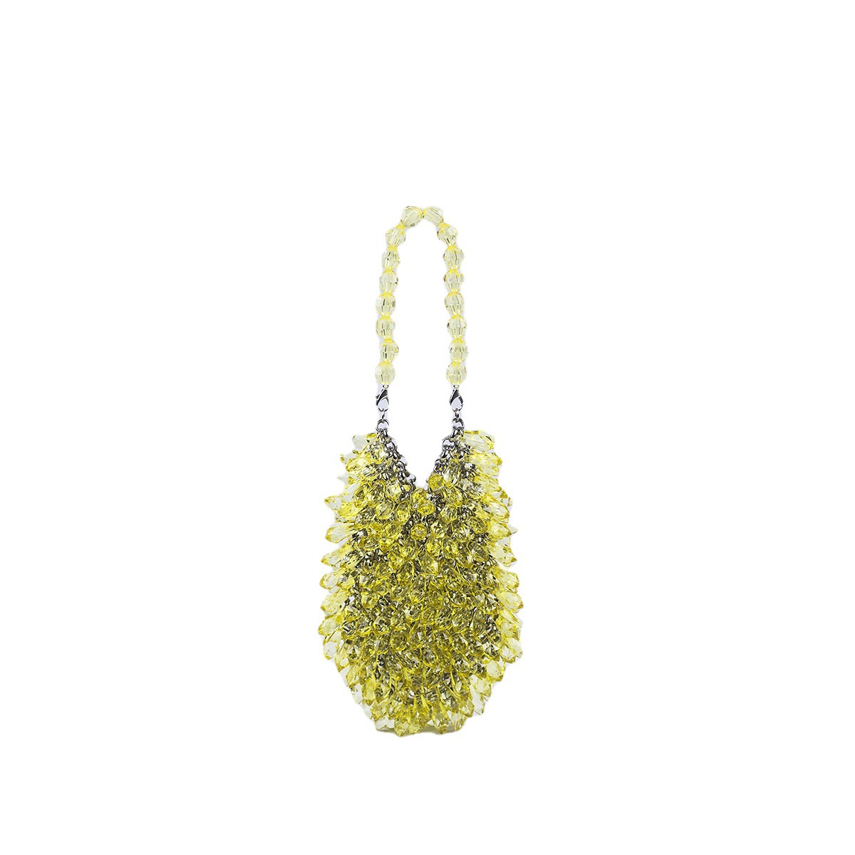 Borsa da festa da donna fatta a mano in acrilico con goccia d'acqua artigianale in cristallo trasparente versione coreana_voghion.com