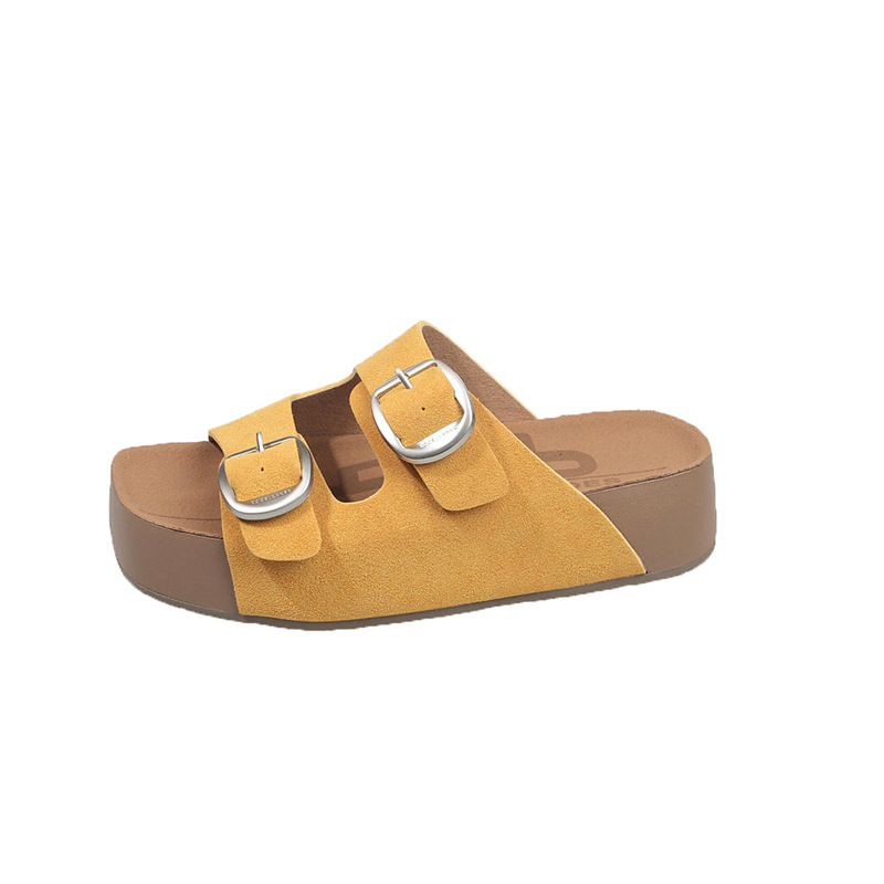 Chen Haoyu/Shen Yue El mismo estilo Baili Shengqiao Toast 2.0 Zapatillas Birkennes de suela gruesa 2025 Sandalias D5Z1DBT pre