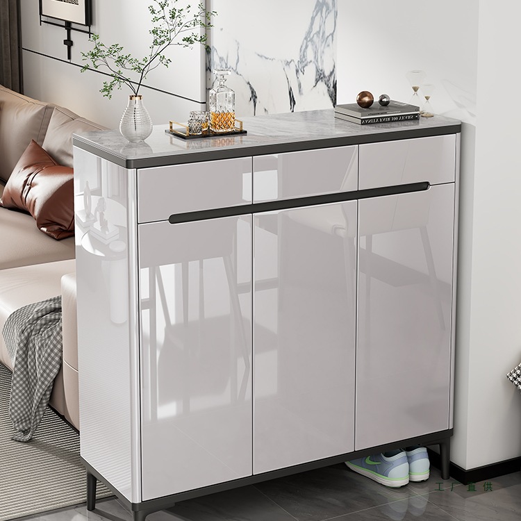 鞋柜家用门口玄关柜一体新款2025大容量多层储物柜入户走廊柜