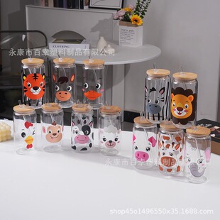 �羳����PC���ϱ����Dӡ��ͨ�����ʽ16oz�Ό��������ܱ�÷ɭƿ