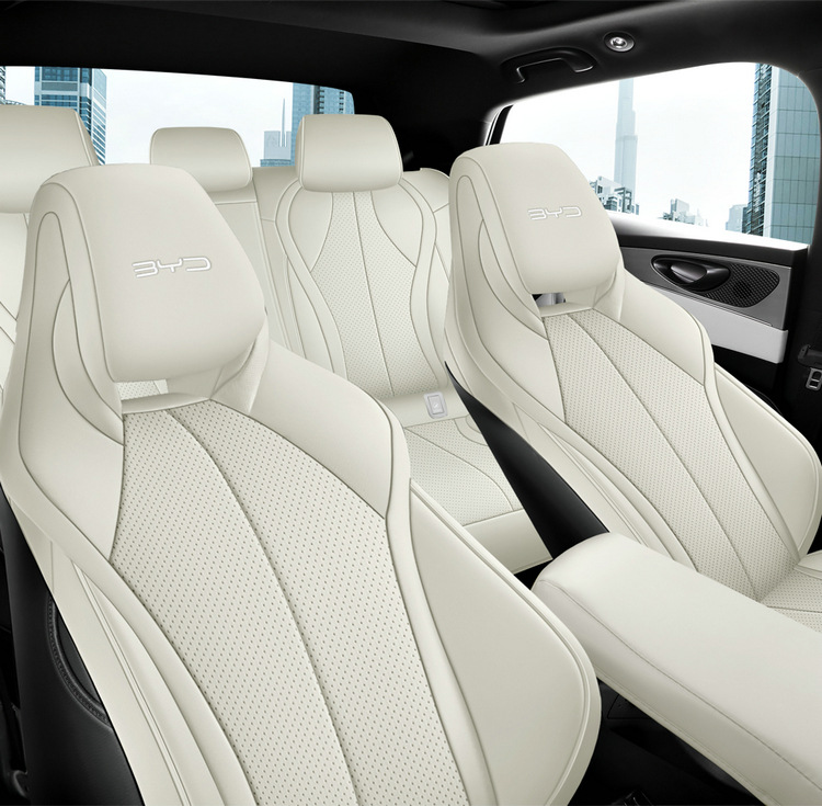 BYD Seal 06dmi Special Car Seat Cover Four Seasons Universal Full Cushion Leather Breathable Seat Cover