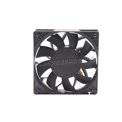 Manufacturer 12025 12CM High Airflow Dual Ball Bearing 24V/0.5A Case PWM Temperature Control Cooling Fan