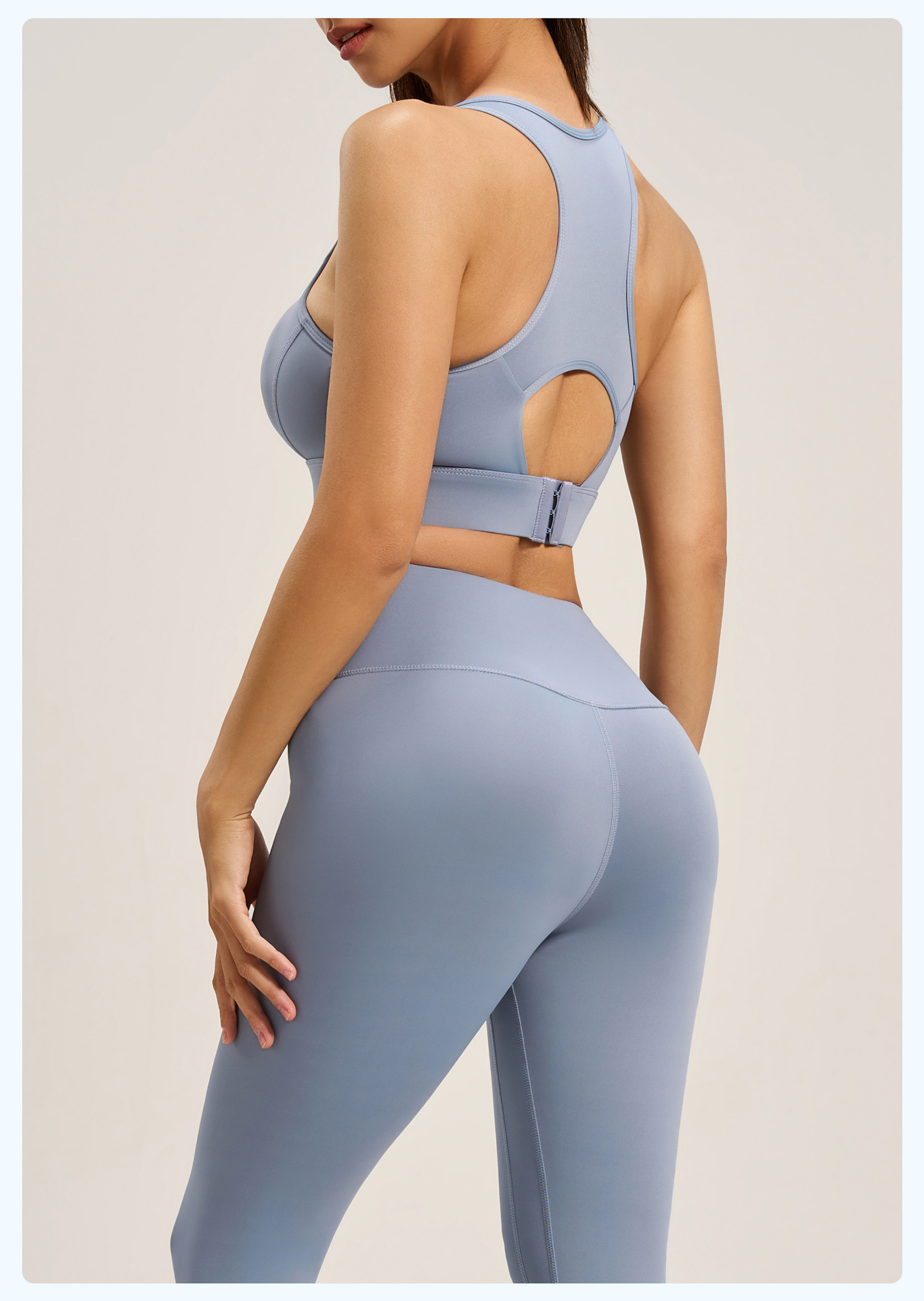 High-intensity Sports Bra For Women With Backless Adjustable Strap_voghion.com
