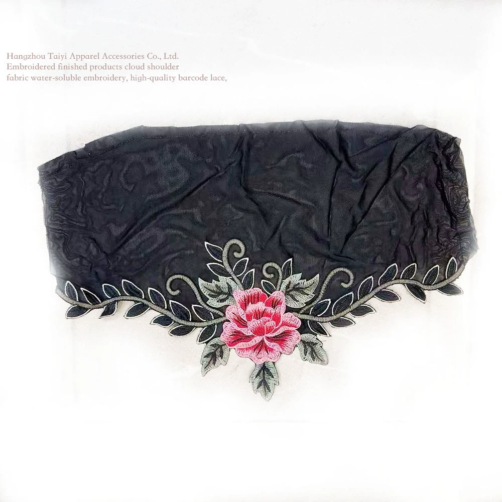 Вышивка с ажурными кружевными цветами кружева DIY декоративное шитье одежды декольте аксессуары Женская одежда аксессуары манжеты