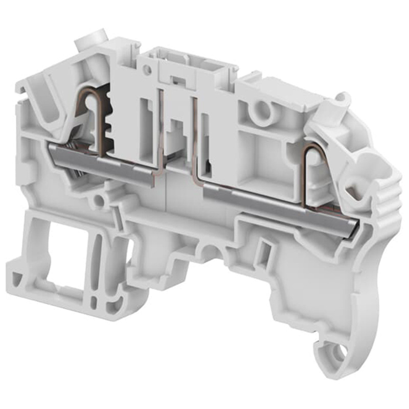 ABB TE直插式弹簧技术接线端子 ZK2.5-D2 ZK2.5-D2-PE 双层接线