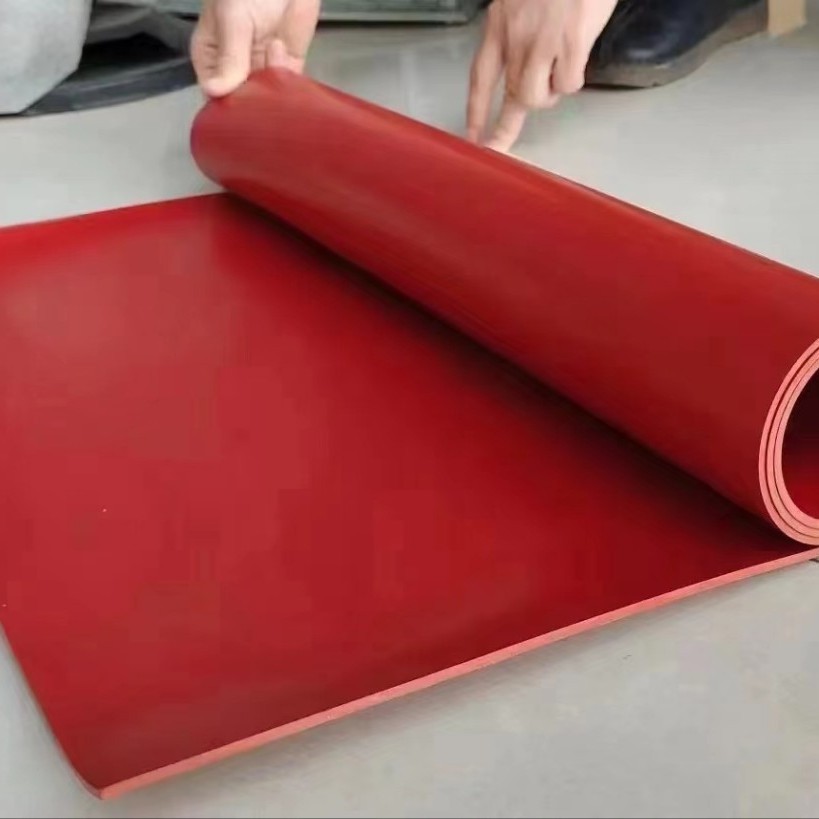 松荣绝缘胶垫配电室房10kv耐磨黑色减震胶皮地毯垫防滑绝缘橡胶板