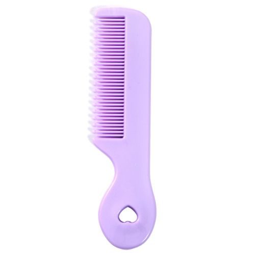 Candy color cute mini comb simple children girl hair comb round tooth hair care baby comb