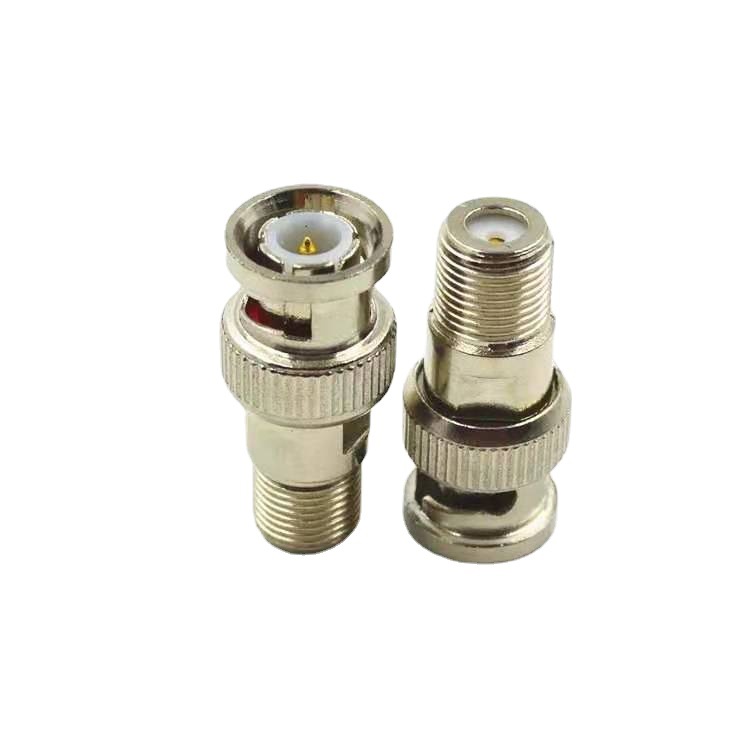 Fábrica directa BNC conector BNC gira F hembra británico hilo F hembra cobre F cabeza de conector de video de monitoreo de seguridad image 6