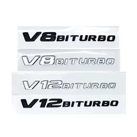 Подходит для Mercedes-Benz V8 BITURBO с двумя турбонаддувами, задняя хвостовая маркировка, боковая маркировка на крыло, автомобильная наклейка