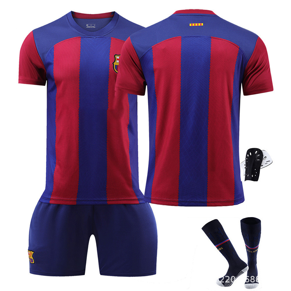23-24 Barcelona casa uniforme Massey N ° 10 Barcelona Jersey superior N ° 9 Levan N ° 30 Garvey 8 pederi