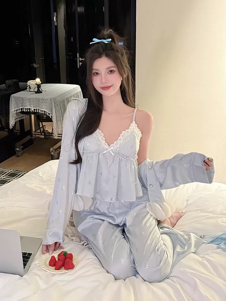 핫 실버 보우 블루 4종 세트