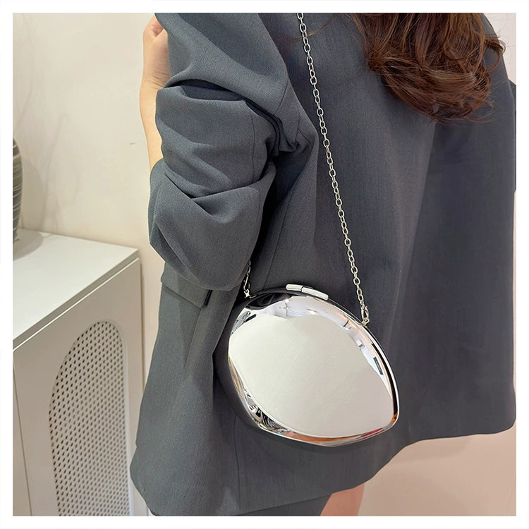 Акриловая коробка, модная цепочка на цепи, сумка- Phone bag, кошелек, городской стиль, сумка для еды