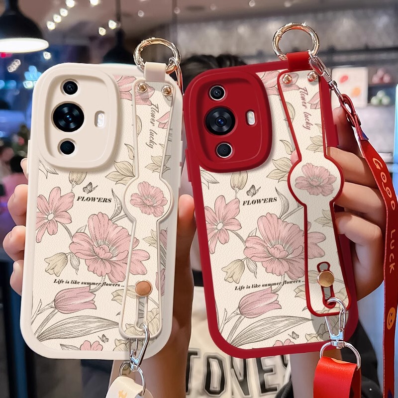 Red Rice Note12 Mobile Phone Case Crossbody Case for Women Note11 Wristband All-inclusive Lanyard High-end Bracket note10pro Case