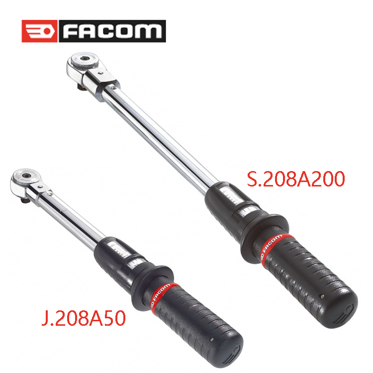 FACOM J-S.208A响声扭矩扳手 带可换棘轮头可调节扭力力矩扳手