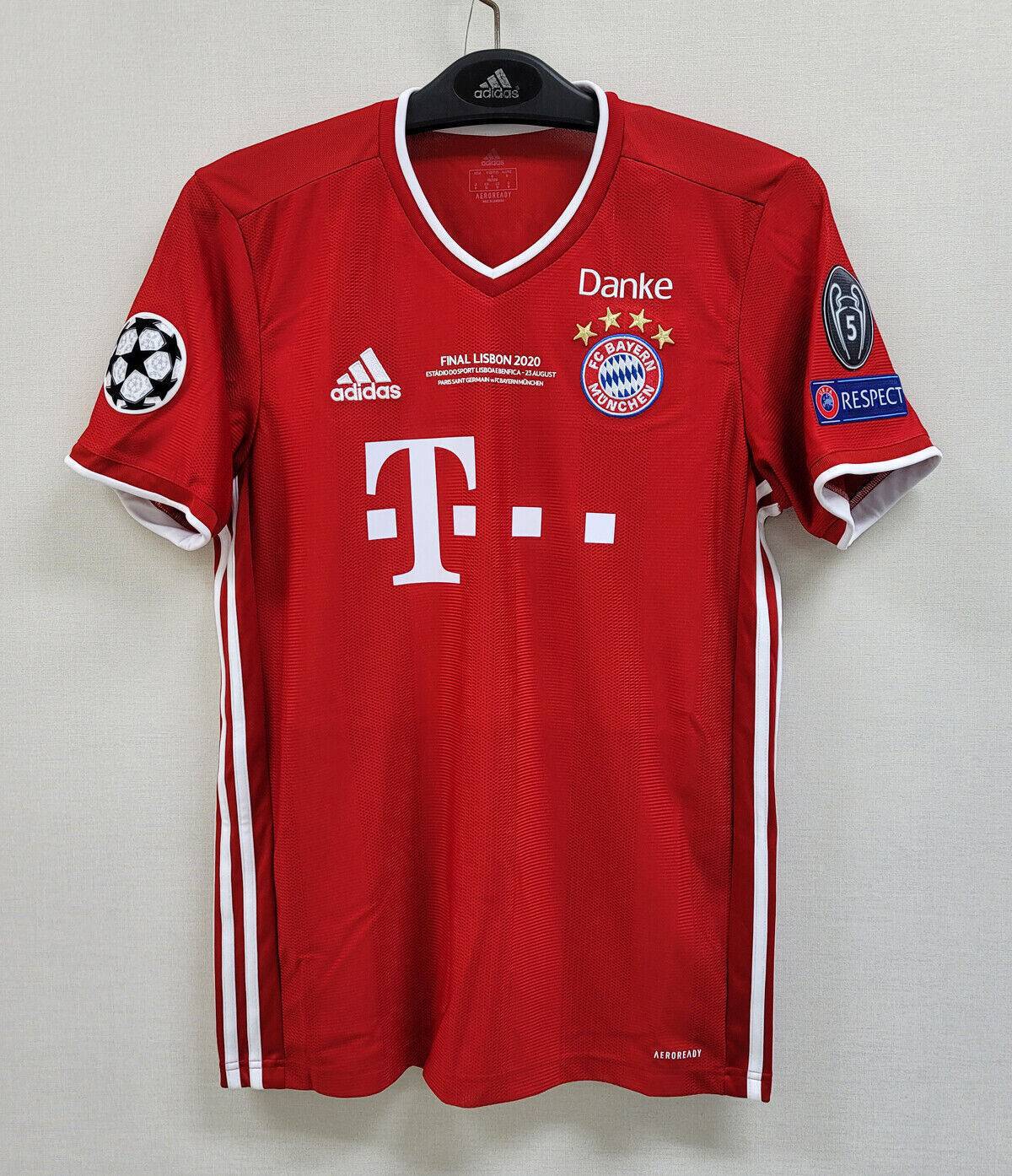 adidas x FC Bayern Munich 2019/20 Home Champions League Final Jersey Red