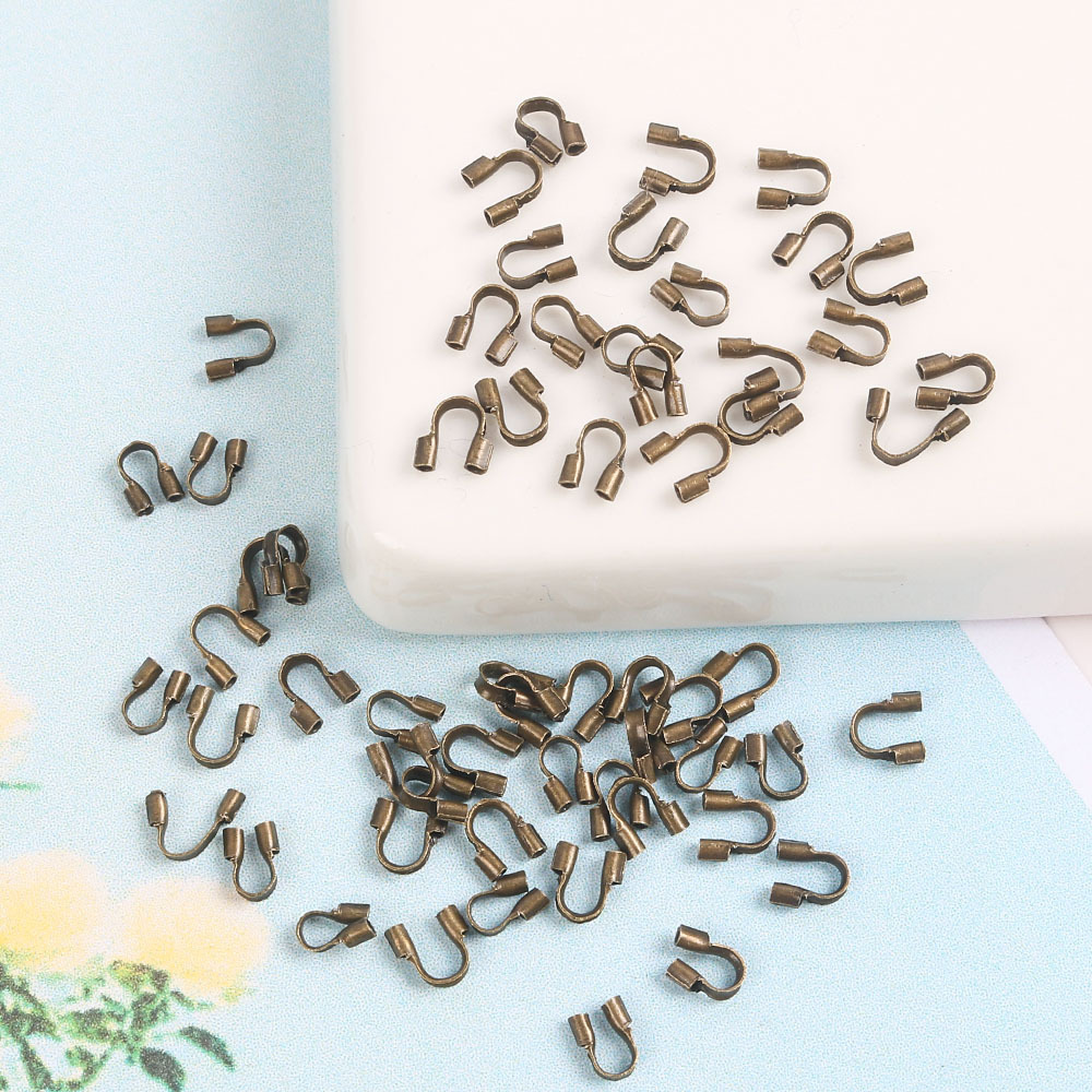 銅製のU型テールバックルU型位置決め管の最後の位置決め材料の線材保護diyエンドピース材料の部品