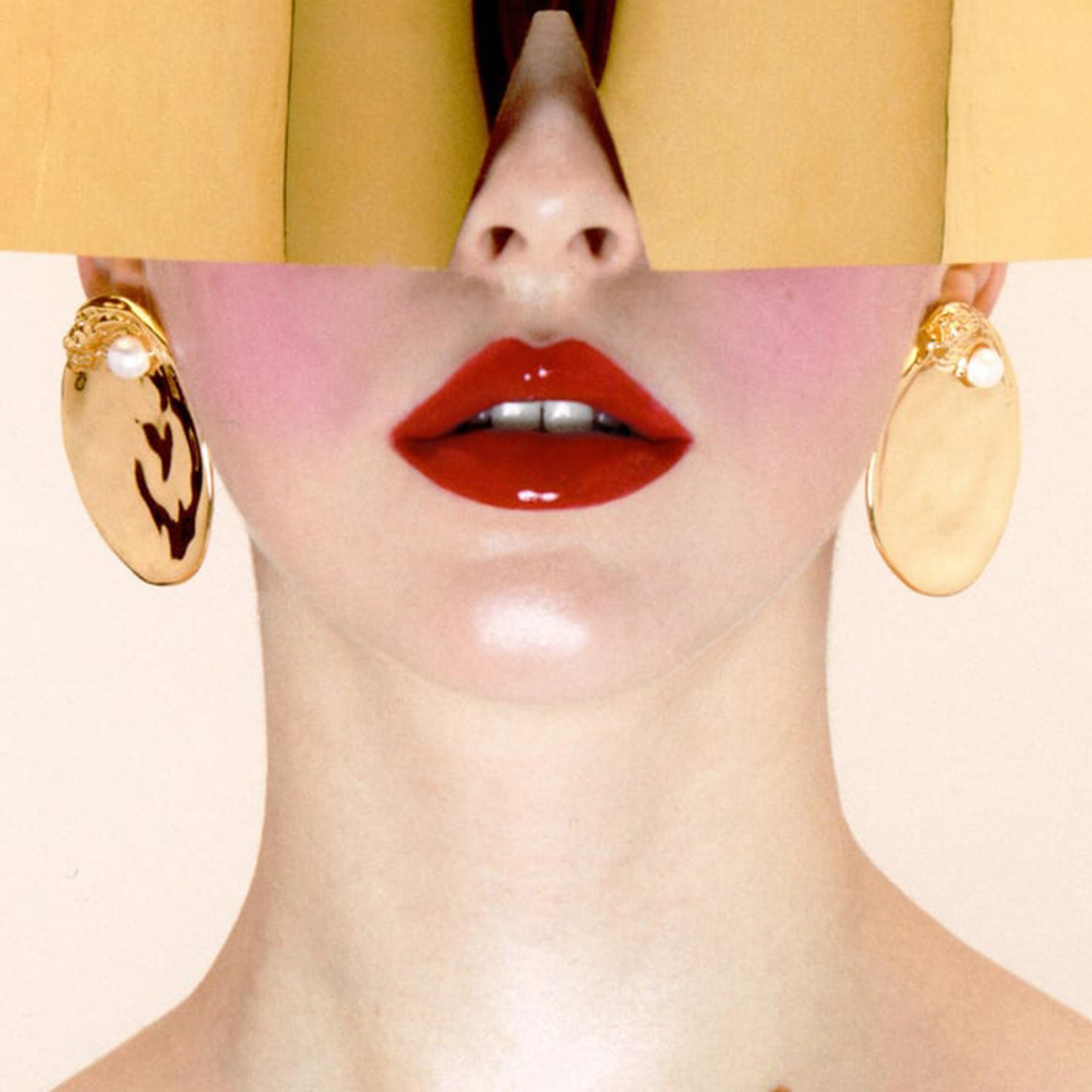 1 Pair Fashion Geometric Alloy Plating Artificial Pearls Womenu0027S Ear Studs