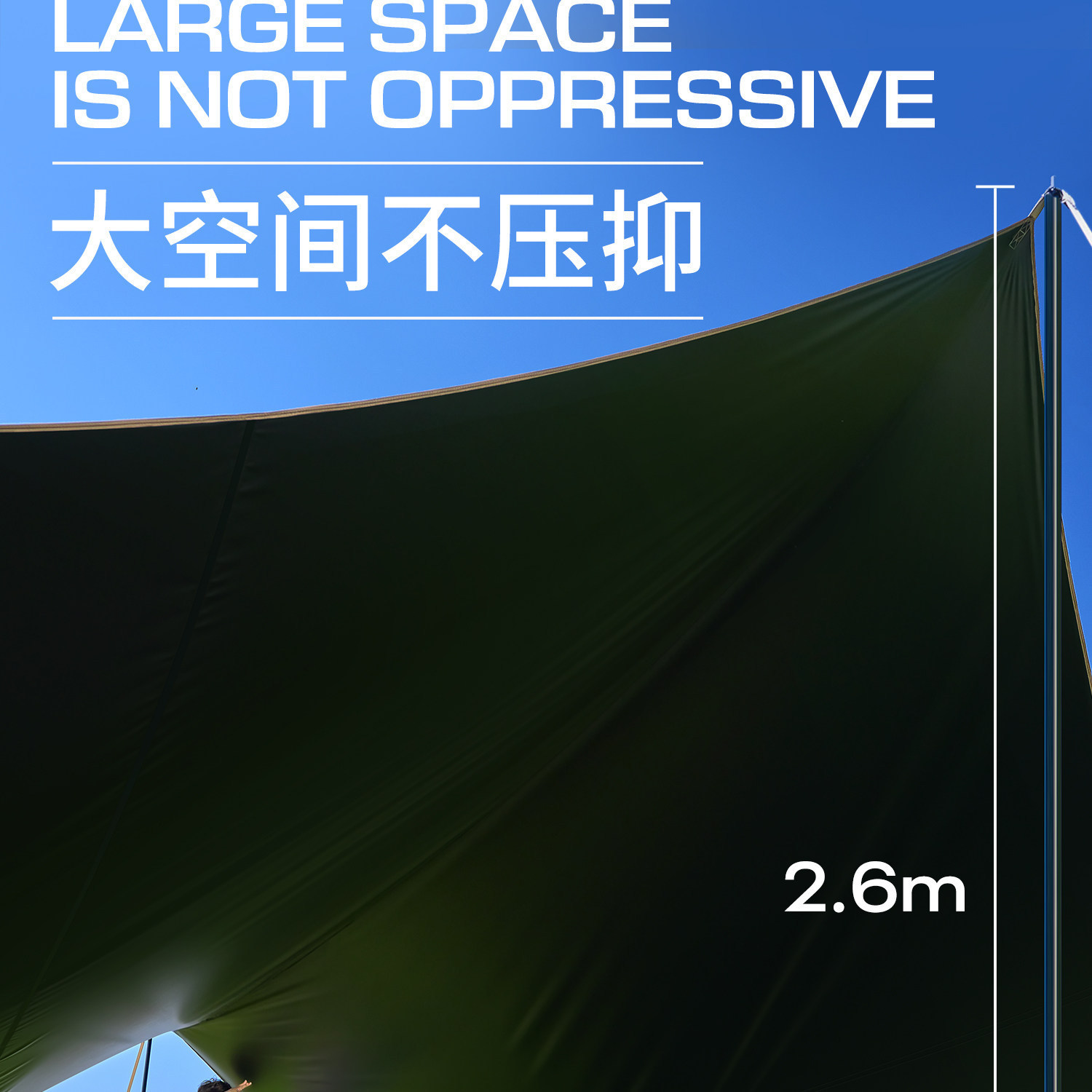 Outdoor Canopy Tent with Thickened Black Sunscreen, Portable Butterfly-Shaped Hexagonal Camping Gear