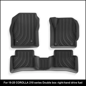 Toyota Corolla 210 seriyası 19-25 üçün ekoloji TPE avtomobil döşəmələri